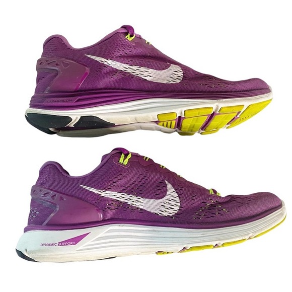 Nike lunarglide 5 running shoe Sz 7 purple - Picture 5 of 9